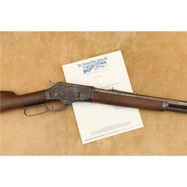 Marlin Model 1881 2nd Variation 28" .40-60 Lever Action Rifle, 1883 Antique & Letter