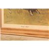 Image 7 : Framed 1900 Marlin Fire Arms Co Danger Ahead Frederic Remington 32.5x22.25" Advertising Lithograph