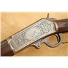 Image 24 : Factory Engraved Marlin Model 1893 .38-55 26" Checked Pistol Grip Lever Action Rifle, 1895 Antique