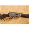 Image 3 : Factory Engraved Marlin Model 1893 .38-55 26" Checked Pistol Grip Lever Action Rifle, 1895 Antique