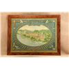 Image 1 : Rare 1901 Peters Cartridge Framed Factory Bullet Cartridge Board Ammunition Lithograph Poster