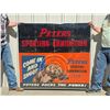 Image 5 : 1940s Peters Sporting Ammunition Large Canvas Store Display Advertising Window Banner 54.5x49.5"