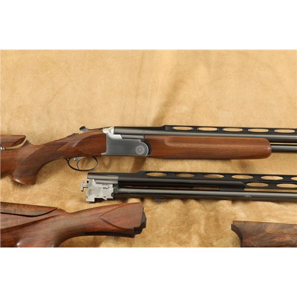 Rottweil 72 Aat Super Trap Combo 32" 12 Ga O/u Shotgun W/ 34" Un-single Barrel Set