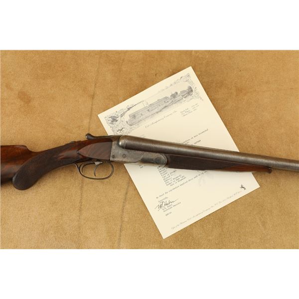 Colt Model 1883 Hammerless 12 Gauge 30" Side By Side Shotgun With Letter, 1886 Antique