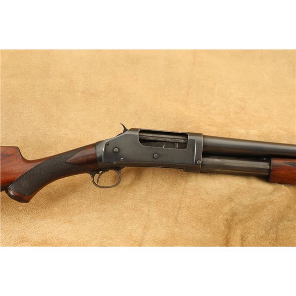 Winchester Model 1897 Solid Frame Checkered Stocks 30" Full Pump Action Shotgun, 1918 C&r