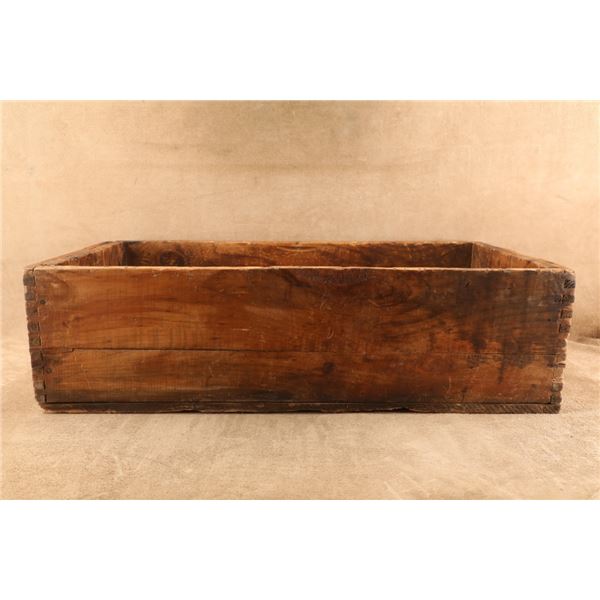 Antique 1910s Winchester Model 1912 Wood Shotgun Shipping Crate 35.25x16.5x10"