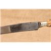 Image 20 : Vintage 1920s Winchester 3pc Stag Carving Set, 14" Knife, Fork W/ Guard, Sharpening Steel, Roll