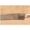 Image 21 : Vintage 1920s Winchester 3pc Stag Carving Set, 14" Knife, Fork W/ Guard, Sharpening Steel, Roll
