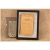 Image 1 : Antique 1920s The Winchester Store 2-pc Ephemera Lot Receipt Book & Shipping Tag
