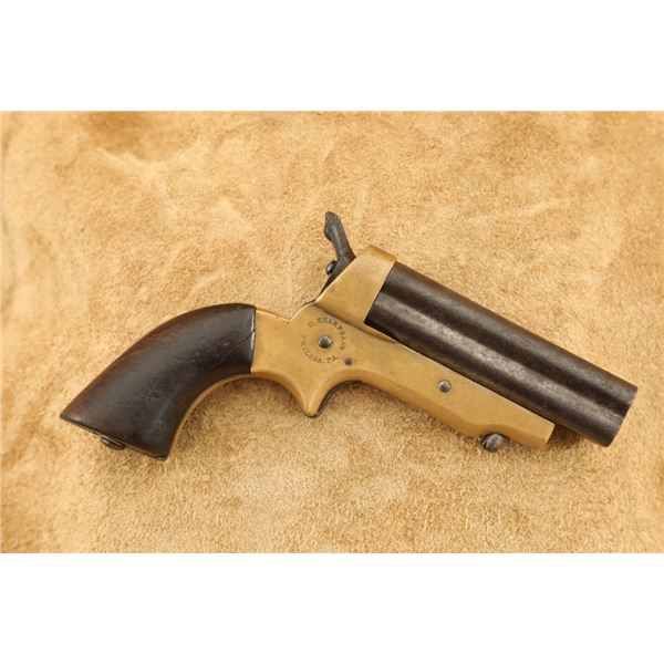 C. Sharps & Co. Pepperbox Model 2a Variation 1a .30 Rf 3" Sa, 1859-1874 Antique