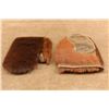Image 16 : 2 Pairs Antique Sleigh Driving Gauntlet Mittens Hair On Horsehide Leather Gloves Large 19th Century