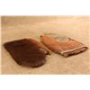 Image 19 : 2 Pairs Antique Sleigh Driving Gauntlet Mittens Hair On Horsehide Leather Gloves Large 19th Century