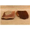 Image 21 : 2 Pairs Antique Sleigh Driving Gauntlet Mittens Hair On Horsehide Leather Gloves Large 19th Century