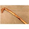 Image 3 : Signed Dale Ramsey Hand Carved Diamond Willow Walking Stick Cane Horse Head Handle 39" Long Folk Art