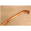 Image 5 : Signed Dale Ramsey Hand Carved Diamond Willow Walking Stick Cane Horse Head Handle 39" Long Folk Art