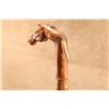 Image 7 : Signed Dale Ramsey Hand Carved Diamond Willow Walking Stick Cane Horse Head Handle 39" Long Folk Art
