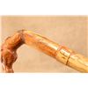 Image 9 : Signed Dale Ramsey Hand Carved Diamond Willow Walking Stick Cane Horse Head Handle 39" Long Folk Art
