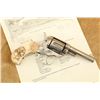 Image 1 : Factory Engraved Colt Model 1877 Lightning Nickel 3.5" .38 Double Action Revolver 1887 Antique