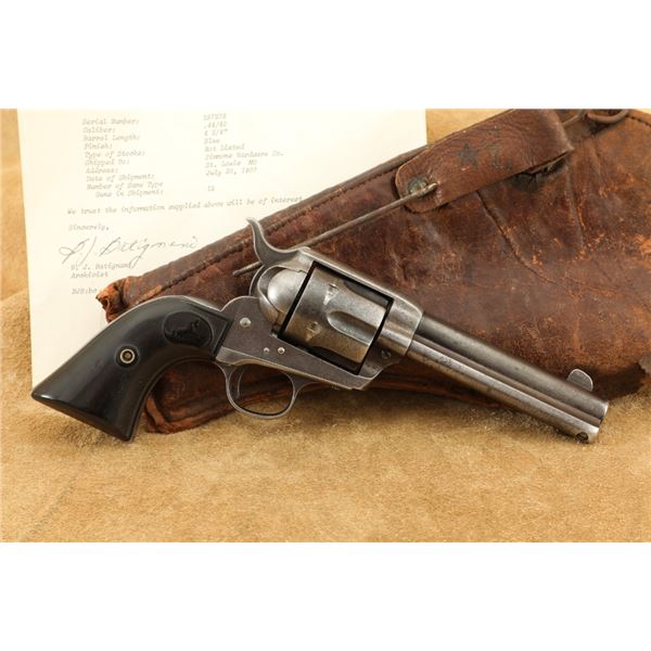 Colt 1st Gen Frontier Six Shooter Saa 4 3/4" .44-40 Wcf Single Action Revolver, 1907 C&r