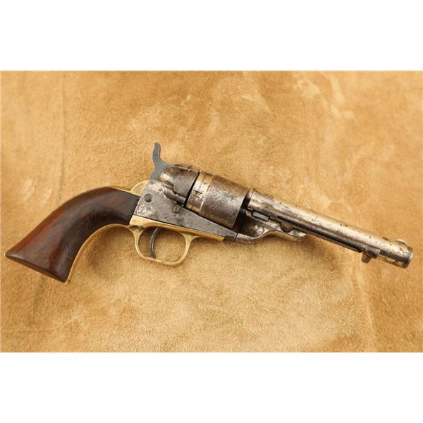 Colt Model 1862 Police And Pocket Cartridge Conversion .38 Cal Rf 4 1/2" Revolver, 1862 Antique