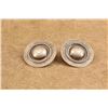 Image 2 : Pair Of Vintage Keyston Bros. San Francisco Silver Western Conchos