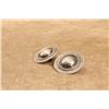 Image 4 : Pair Of Vintage Keyston Bros. San Francisco Silver Western Conchos
