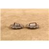 Image 4 : Pair Of Bella Sterling Silver Western Conchos With Playing Card Suit Motifs
