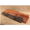 Image 1 : Vintage 1950s Custom Leather 3-piece Gun Case Saddle Scabbard Lot Ray Holes Schoellkopf Pioneer