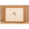 Image 12 : Vintage 1990s T Schleigh & B Brown Western 18x13 Pencil Watercolor & Litho Print Art Lot 4pc