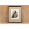 Image 23 : Vintage 1990s T Schleigh & B Brown Western 18x13 Pencil Watercolor & Litho Print Art Lot 4pc