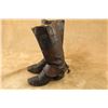 Image 12 : United States, Cavalry, Indian Wars, Hecht Bros, Tall Leather, Riding Boots, 13x15x23.5 Display Case