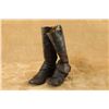 Image 1 : United States, Cavalry, Indian Wars, Hecht Bros, Tall Leather, Riding Boots, 13x15x23.5 Display Case