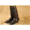 Image 2 : United States, Cavalry, Indian Wars, Hecht Bros, Tall Leather, Riding Boots, 13x15x23.5 Display Case