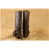 Image 4 : United States, Cavalry, Indian Wars, Hecht Bros, Tall Leather, Riding Boots, 13x15x23.5 Display Case