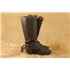 Image 5 : United States, Cavalry, Indian Wars, Hecht Bros, Tall Leather, Riding Boots, 13x15x23.5 Display Case