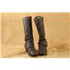 Image 6 : United States, Cavalry, Indian Wars, Hecht Bros, Tall Leather, Riding Boots, 13x15x23.5 Display Case