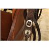 Image 16 : Antique 1880s Island City Saddlery Roper Single Cinch Saddle With Saddlebags, Lariat & Blanket