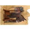 Image 8 : Antique 1880s Island City Saddlery Roper Single Cinch Saddle With Saddlebags, Lariat & Blanket