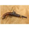 Image 1 : French Cavalry Pistol Model 1822 T Percussion Conversion .69 Cal 8" Mre. Rle. De Maubeuge Antique