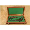 Image 2 : Cased Pair Belgian Liã¨ge Percussion .45 Caliber Cap & Ball 10" Rifled Target/dueling Pistols