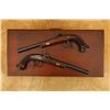 Image 5 : Cased Pair Belgian Liã¨ge Percussion .45 Caliber Cap & Ball 10" Rifled Target/dueling Pistols