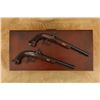 Image 6 : Cased Pair Belgian Liã¨ge Percussion .45 Caliber Cap & Ball 10" Rifled Target/dueling Pistols
