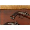 Image 8 : Cased Pair Belgian Liã¨ge Percussion .45 Caliber Cap & Ball 10" Rifled Target/dueling Pistols