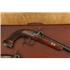 Image 9 : Cased Pair Belgian Liã¨ge Percussion .45 Caliber Cap & Ball 10" Rifled Target/dueling Pistols