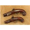 Image 2 : Lot Of 2 Wolf And Durringer, J.H. Carlton Deringer .41 And .52 Cal Percussion Pistols, Antique