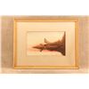 Image 10 : Vintage 1950 Claude W Hoeber Signed Coming To The Call Remington Moose Hunt Original Painting
