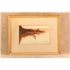 Image 12 : Vintage 1950 Claude W Hoeber Signed Coming To The Call Remington Moose Hunt Original Painting