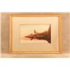 Image 4 : Vintage 1950 Claude W Hoeber Signed Coming To The Call Remington Moose Hunt Original Painting