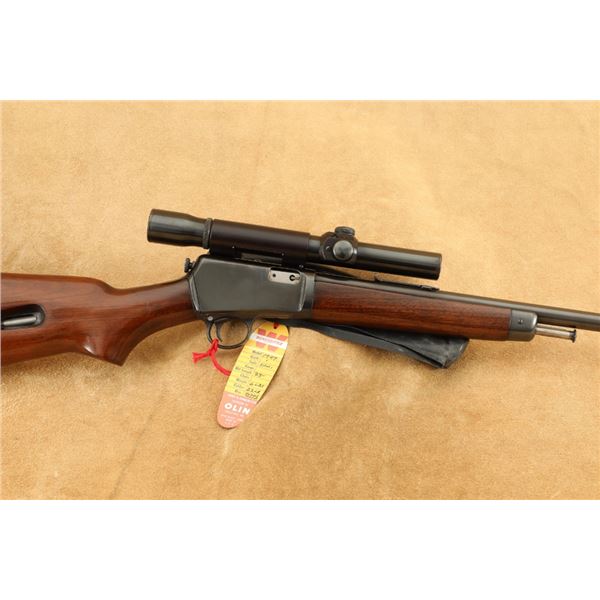 Postwar Winchester Model 63 .22 Lr 23" Semi-auto Rifle With Folding Mount And Scope, 1947 C&r