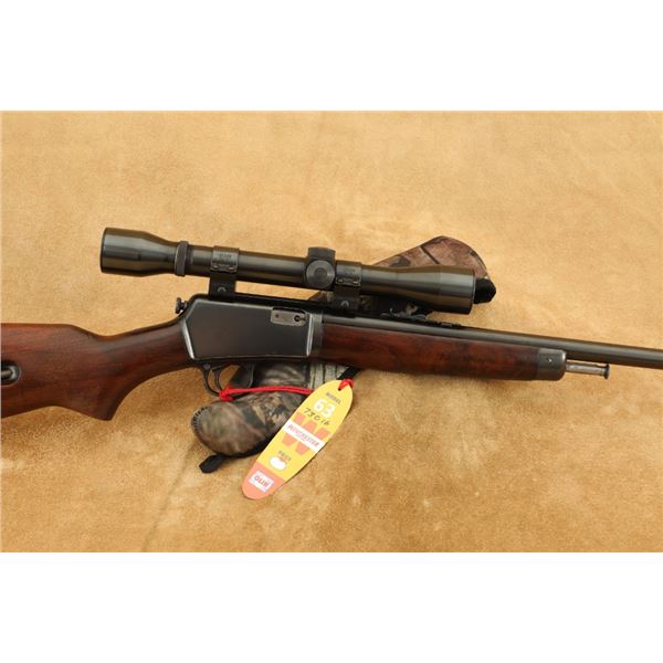 Postwar Winchester Model 63 .22 Lr 23" Semi-auto Rifle & Weaver Scope, Mfd 1948 C&r